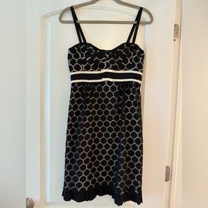 Worn Once! Nanette Lepore Black and White Dress